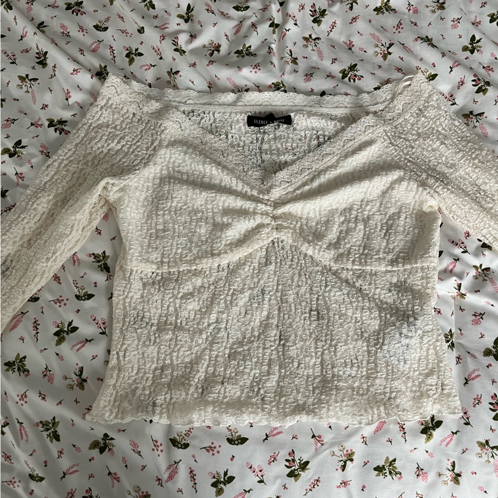 Urban Outfitters Lace Flare Long Sleeve